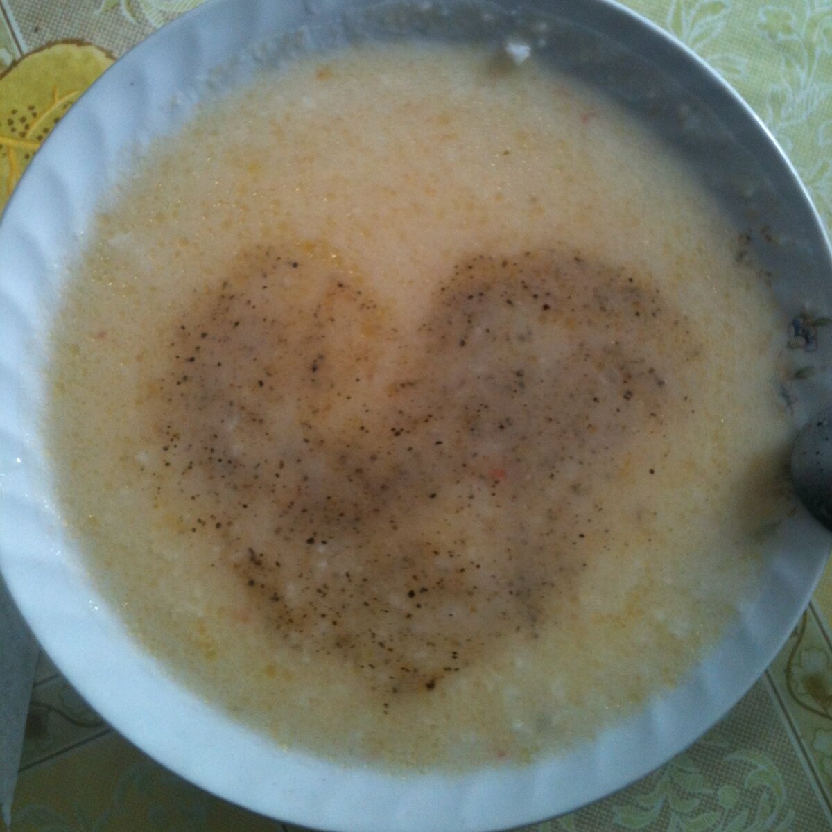 Ну, куда ж я без "знаков" и любви! Суп из нута.