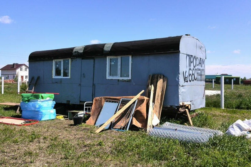 В бытовке новые окна