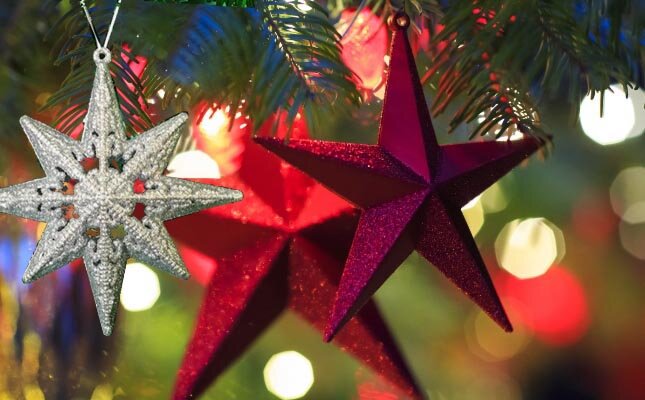 Макушки для елок в форме рождественской звезды
