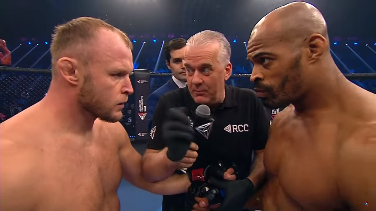 Начало боя.