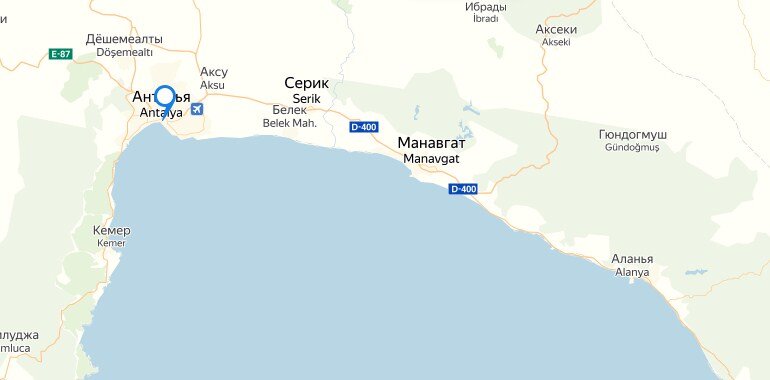 скрин с карты