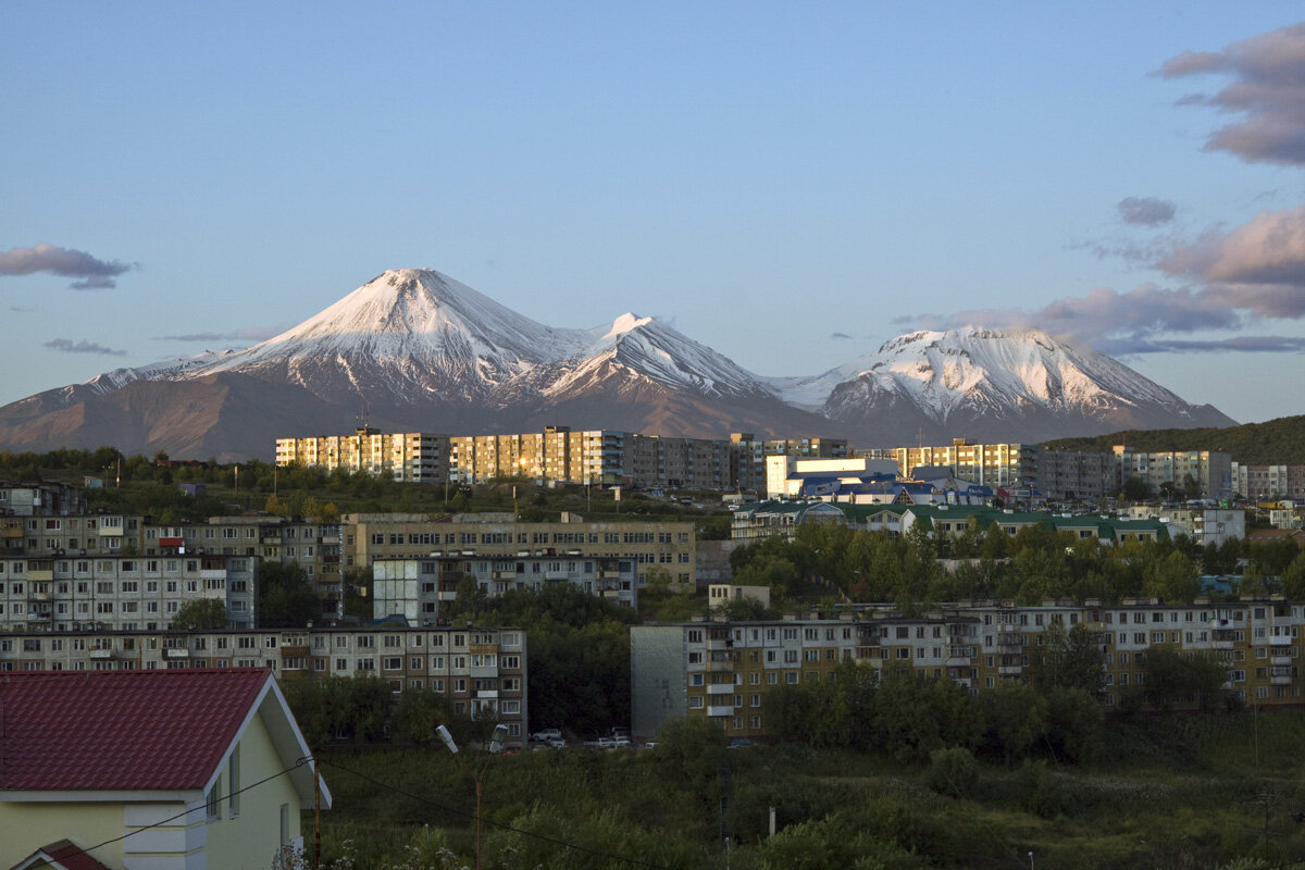 Вулкан Авача на Камчатке