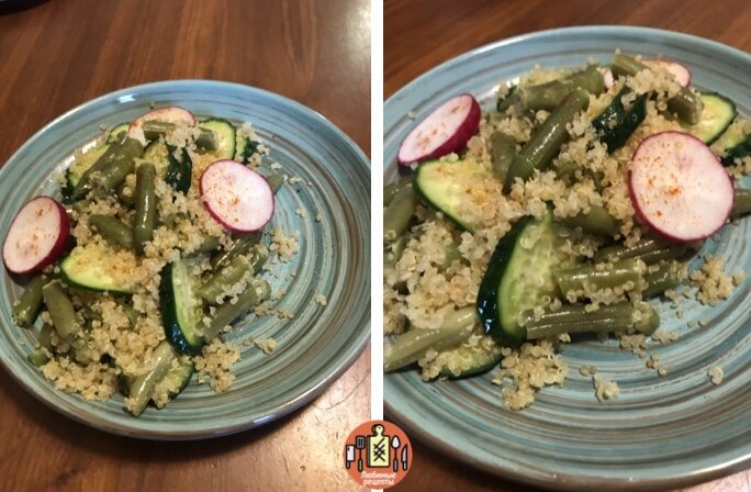 салат с киноа