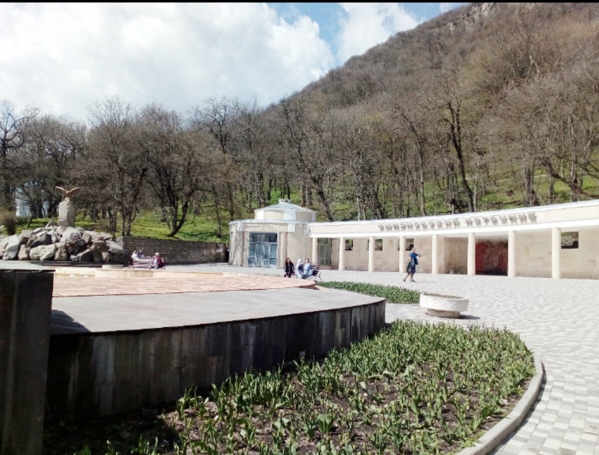 Фото автора. Железноводск в январе 2020 г., Смирновский источник.