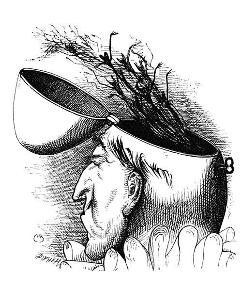 Charles Henry Bennett, The fairies flew away.