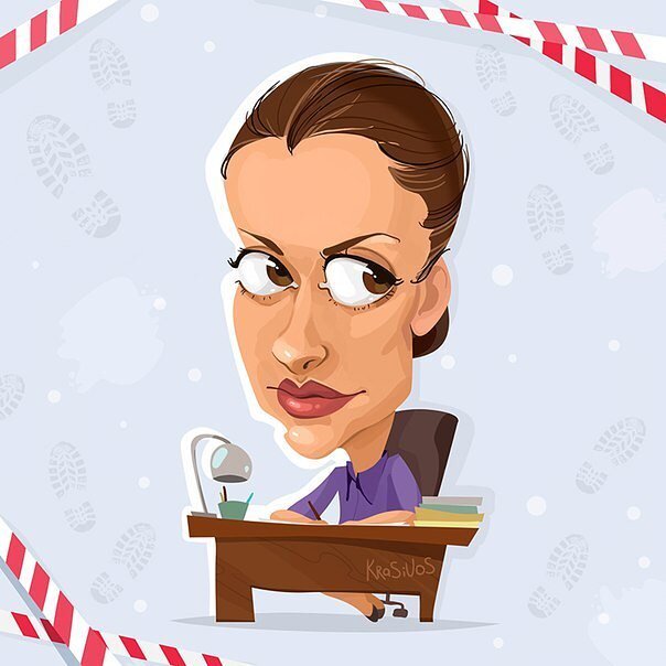 шарж от @krasivos