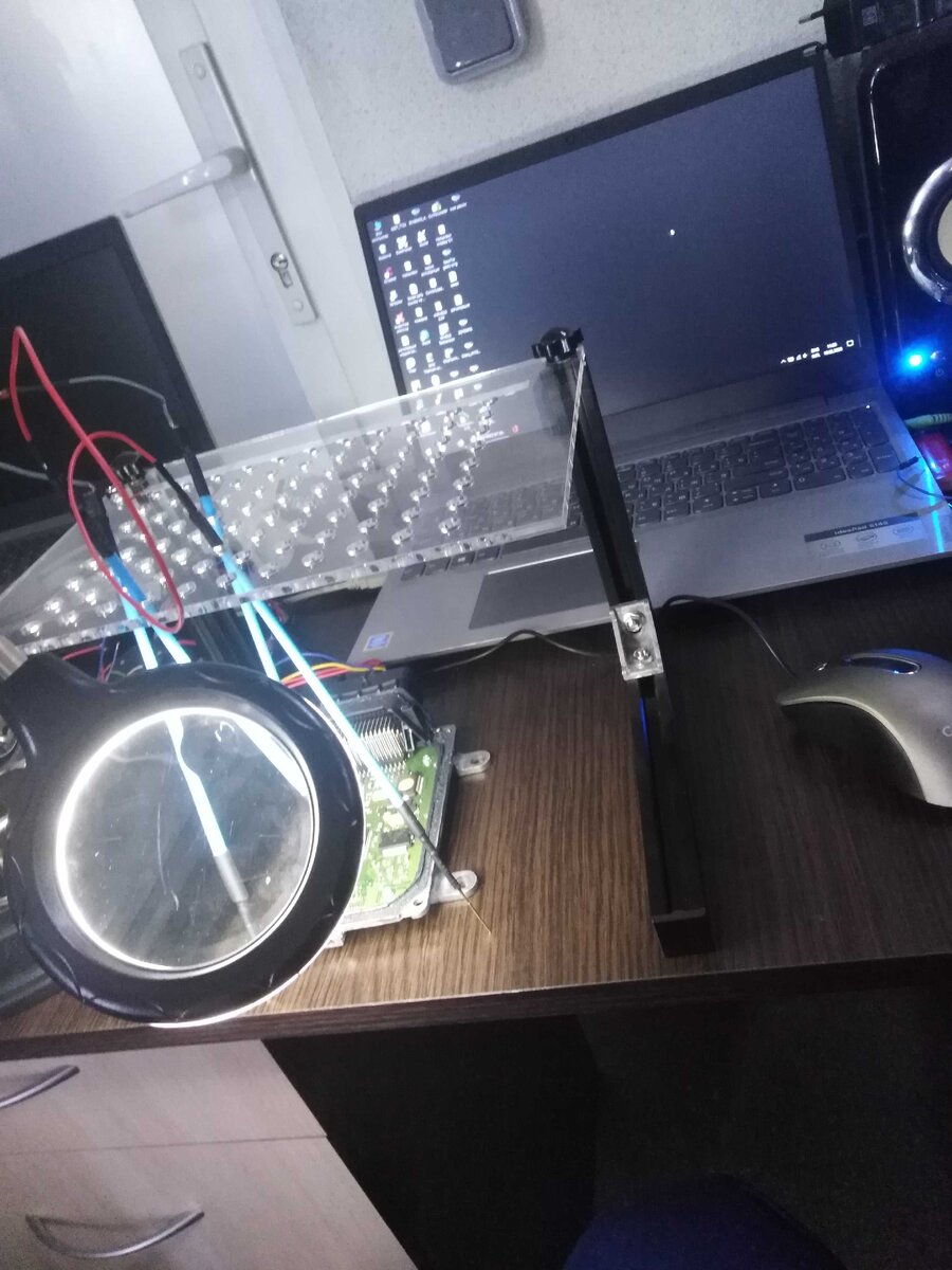 Работа с ЭБУ непосредственно на "столе"