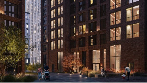 В квартале царит атмосфера спокойствия и безопасности. 3D-визуализация внутренней территории ЖК iLove 