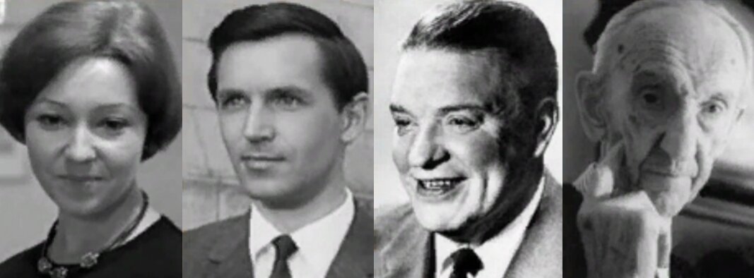 Л. Румянцева, С. Любшин, В. Белокуров, А. Котрелёв. Фото из открытых источников.