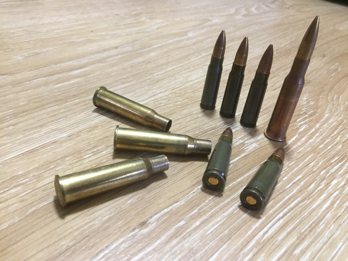Патроны и гильзы нарезного оружия, 7,62х54 и 7,62х39