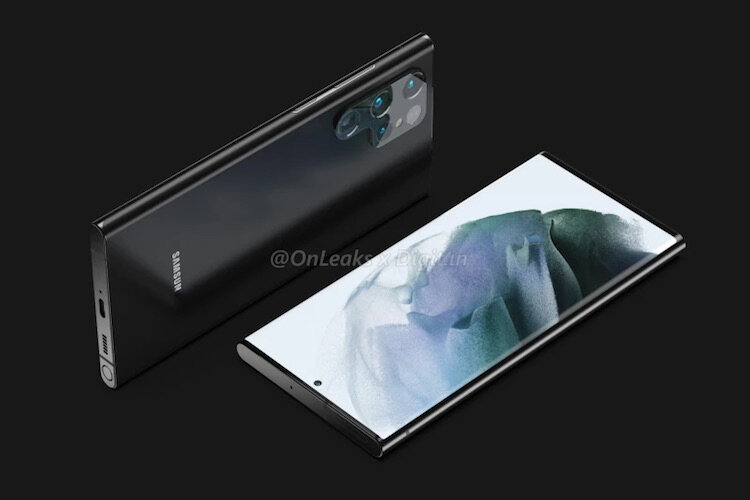Возможный дизайн нового Samsung Galaxy S22