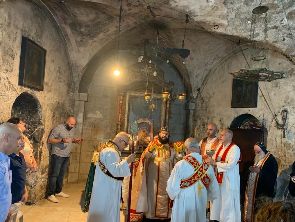 Сирийское Богослужение в Храме Воскресения Христа в Иерусалиме