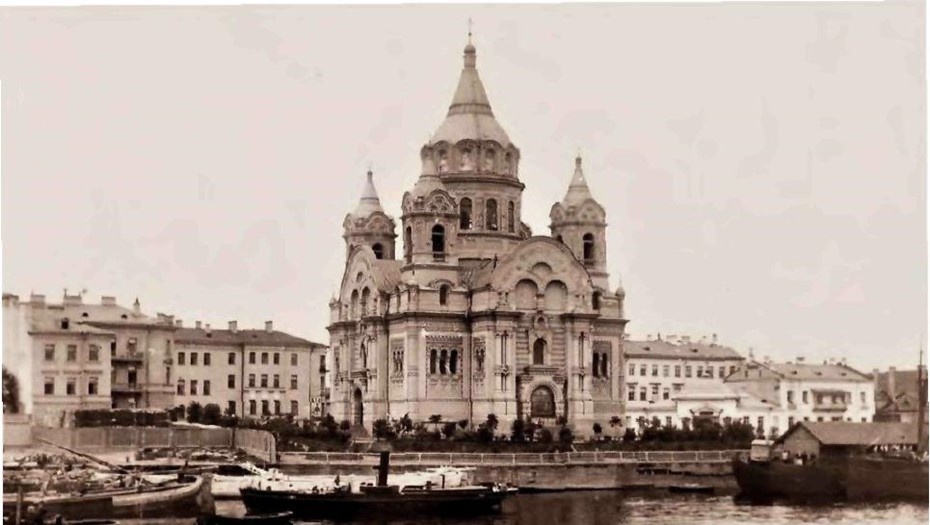    Церковь Св. Бориса и Глеба, фото нач. XX века. Автор фото: kgiop.gov.spb.ru