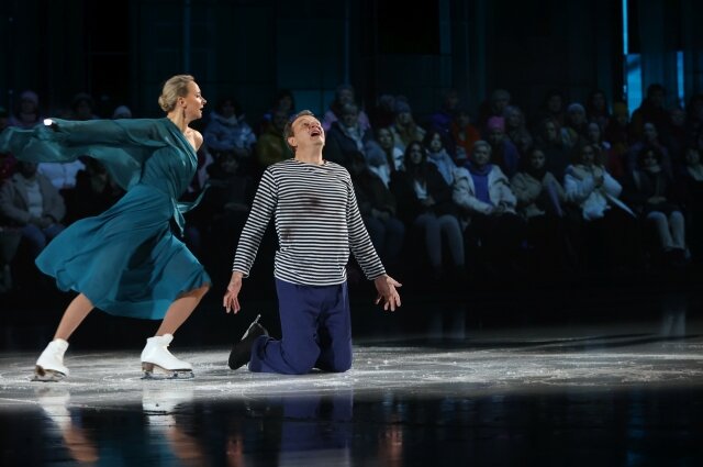    Марат Башаров и Оксана Домнина. Фото: «Первый канал»/ Юрий Феклистов