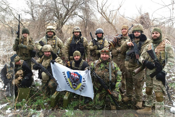 Солдаты Грузинского легиона. Обложка © Facebook (признан экстремистской организацией и запрещён на территории Российской Федерации) / GeorgianNationalLegion