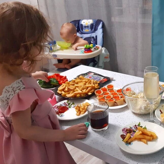 Новогоднее объедение 😆