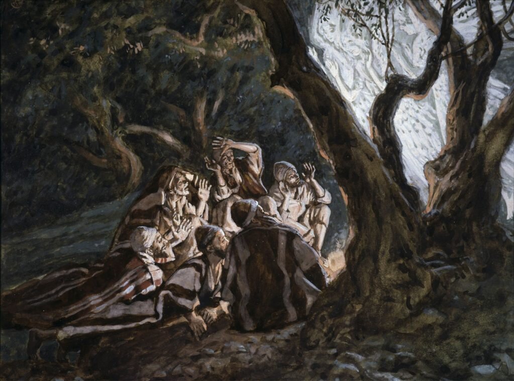 Тиссо Джеймс «Благовестие пастухам», 1896 г.