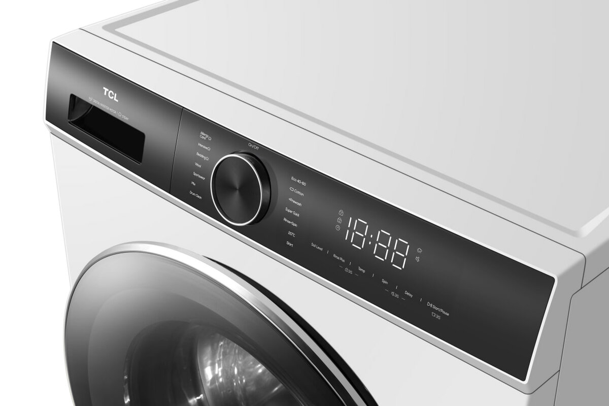    TCL представила в России стиральную машину P12 с функцией стерилизации