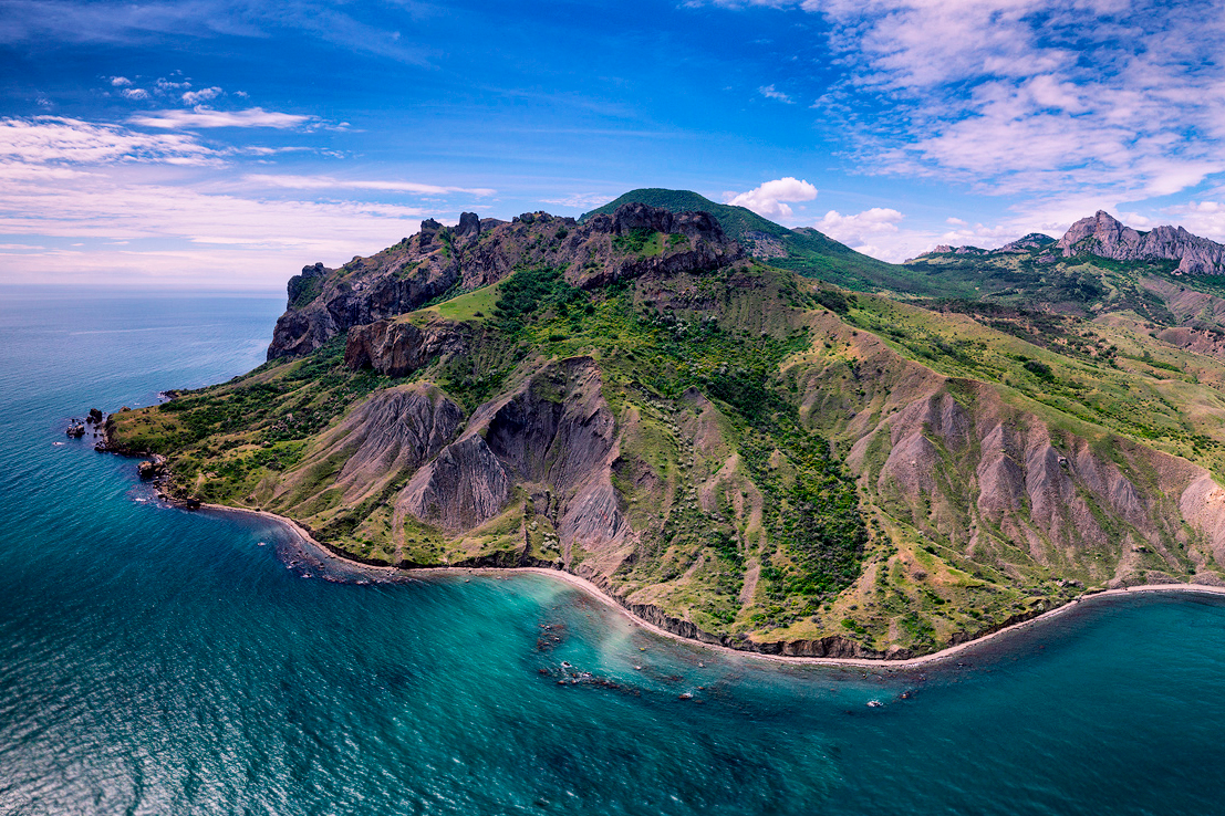 Коктебель Крым панорама