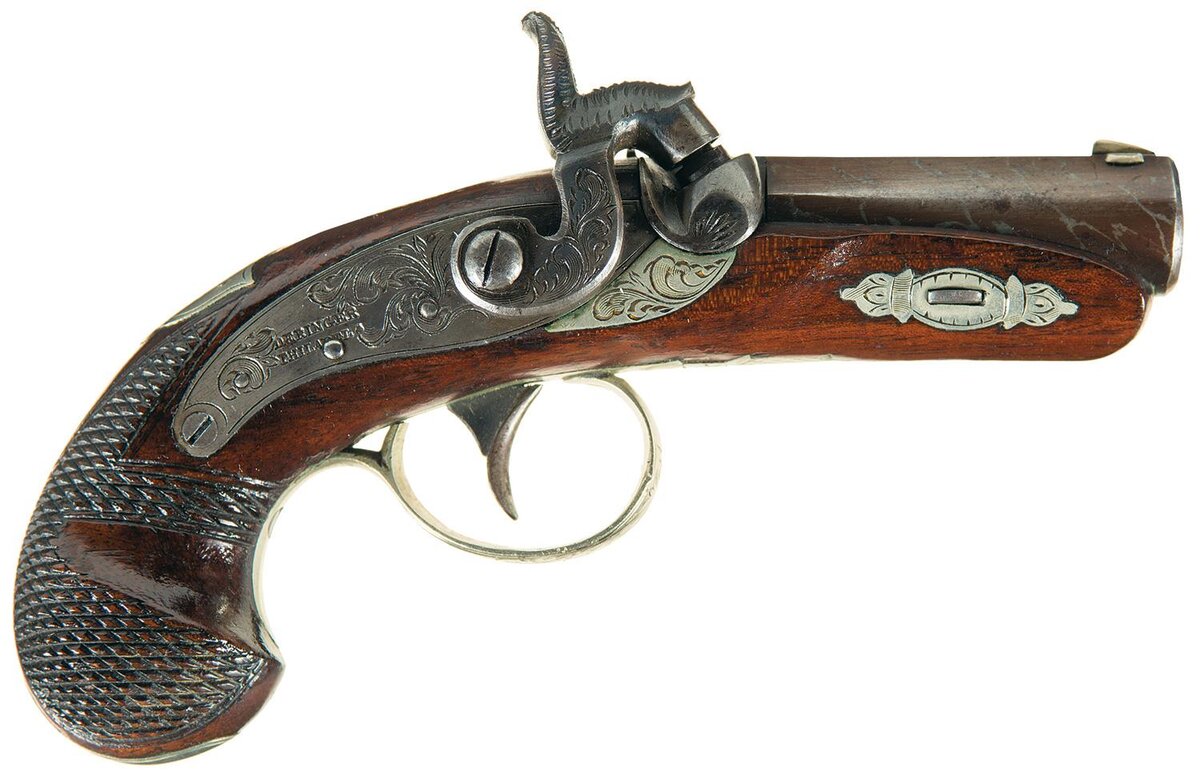 Деринджер Филадельфия - первый образец системы Деринджер имел всего один выстрел.