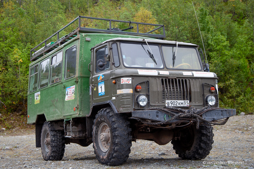 Специально подготовленный для туристов ГАЗ-66