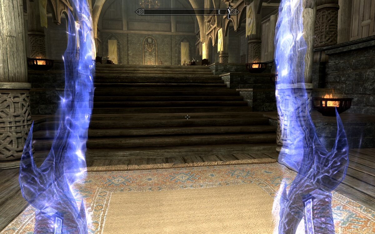 Призванный меч — заклинание, позволяющее призвать меч в левую, правую или в обе руки, в зависимости от выбора заклинателя. Внешне выглядит как даэдрический меч, только полупрозрачный, способный захватывать души при определённом перке. Также на меч можно наносить яды. Заклинатель с призванным мечом не может быть разоружён при помощи крика «Разоружение», но и скорость атаки не может быть ускорена при помощи крика «Элементная ярость». Если игрок уберёт призванный меч, заклинание рассеется.