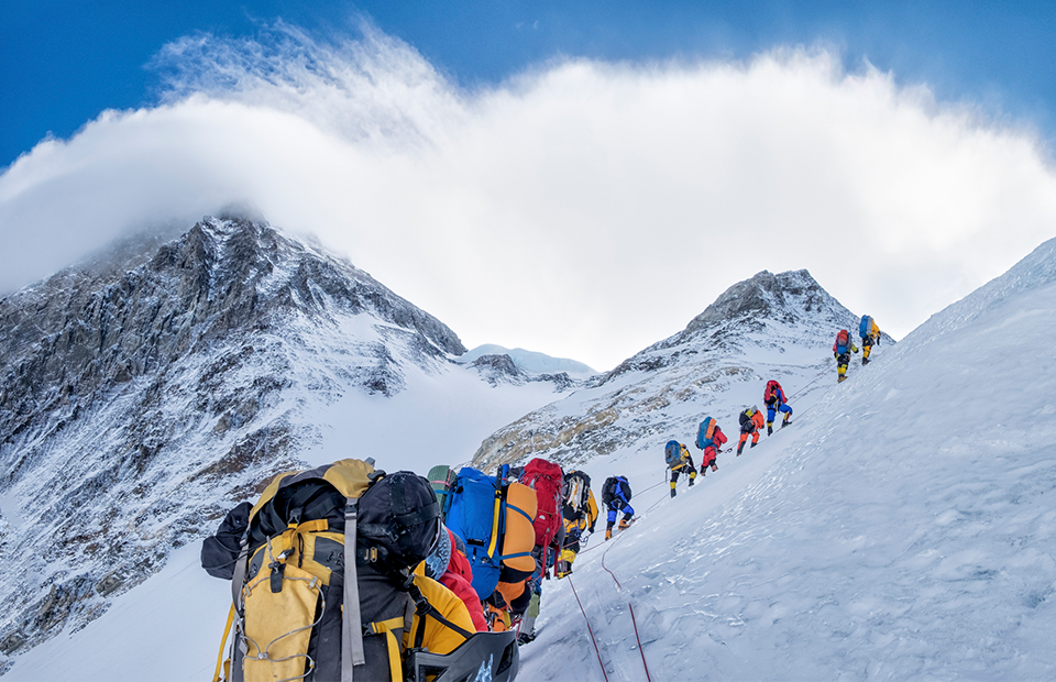 Очередь на гору