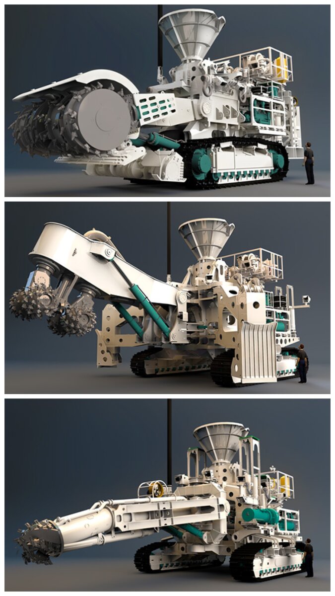 Фотографии управляемых роботов из научной публикации. Источник официальный сайт производителя nautilusminerals.com