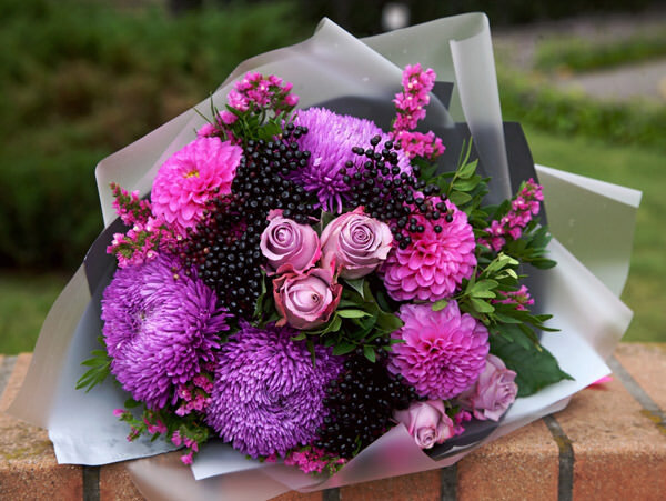 Захватите букет астр на свидание – ваша девушка оценит такой подарок.