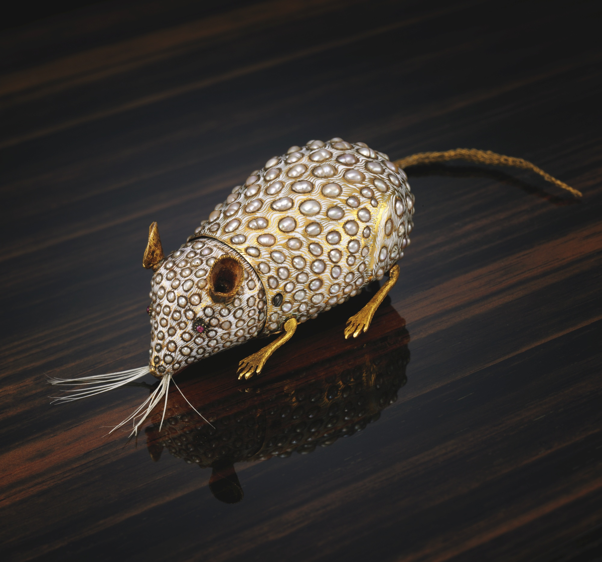 Сибирская мышь: автоматон из золота и жемчуга