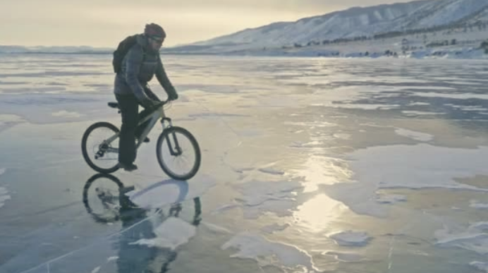 Яндекс.картинки - на велосипеде по льду