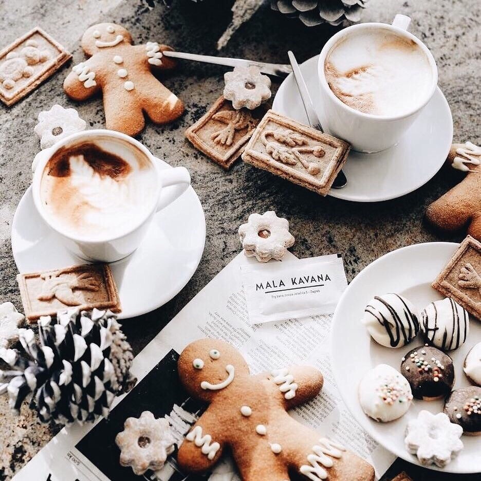 Отдых с кофе и печеньем