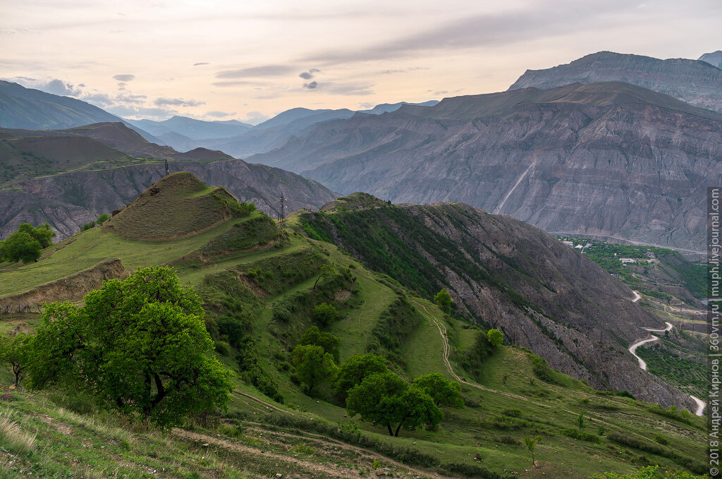 Село Дагестан горы Гамстуль