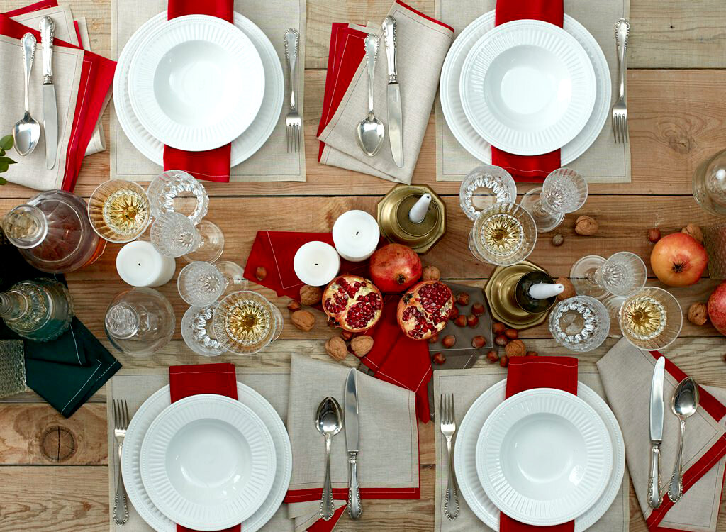 C MAY DRAP стол всегда выглядит празднично