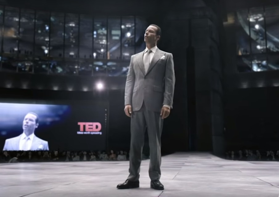 Выступление Питера Вейланда на TED 2023. Изображение взято из открытых источников.