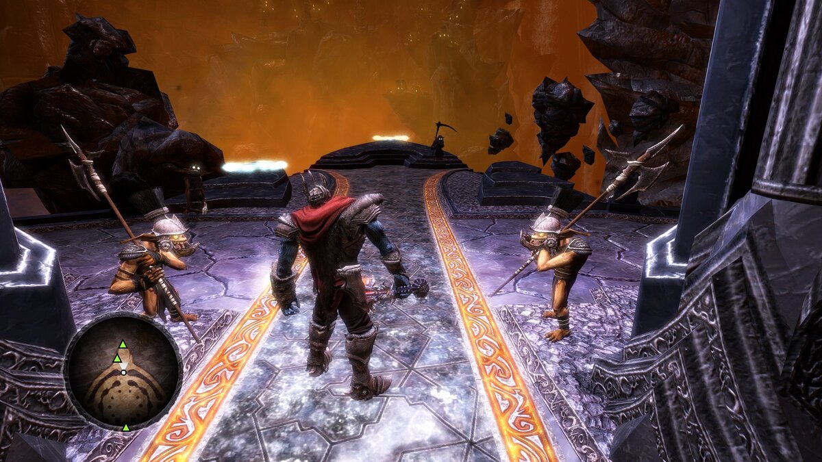 Вид с балкона в конце игры.