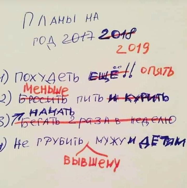 Шаг 2-й. Определяем цели на лето.