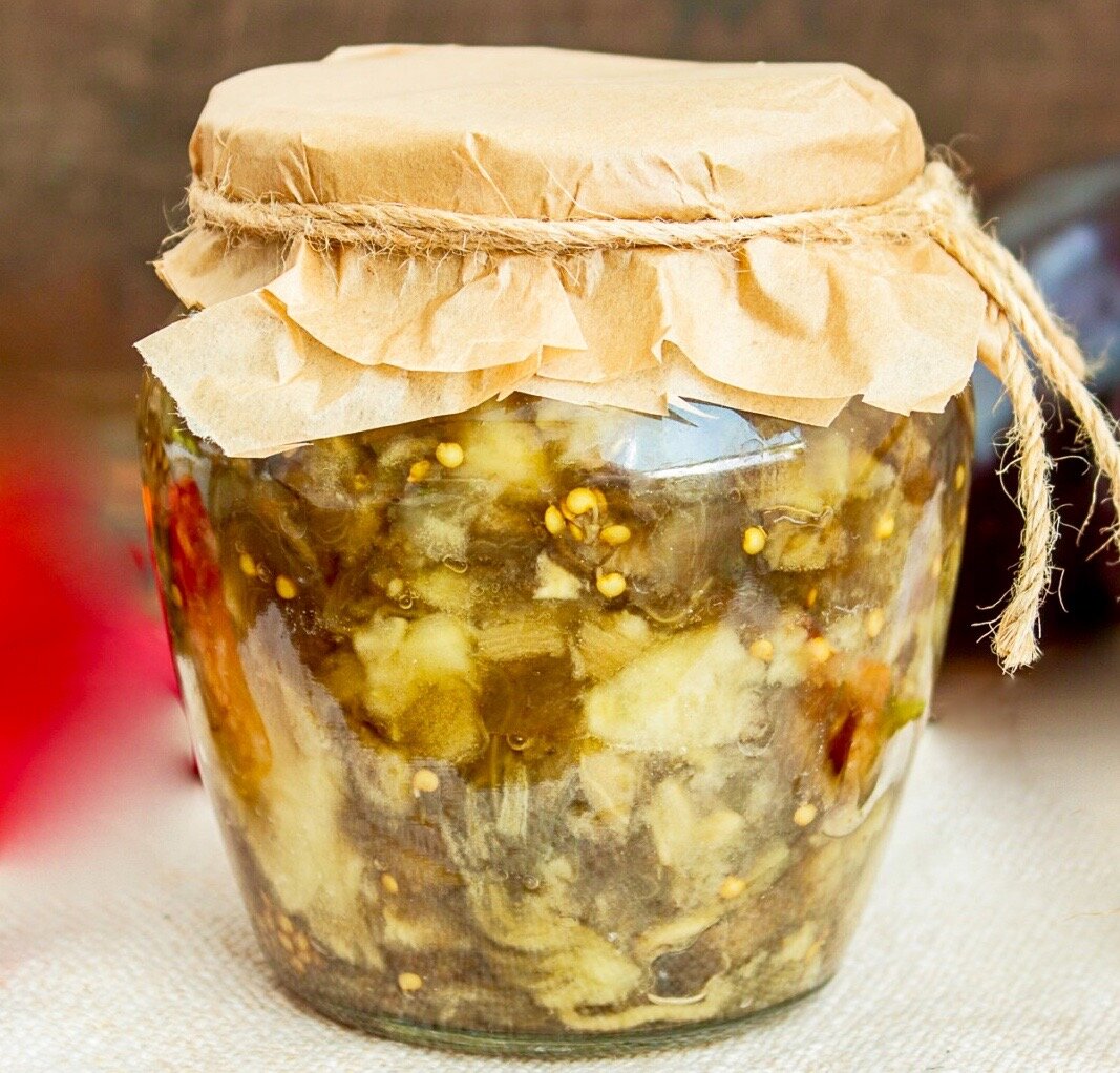 Баклажаны как мясо, консервированные на зиму.