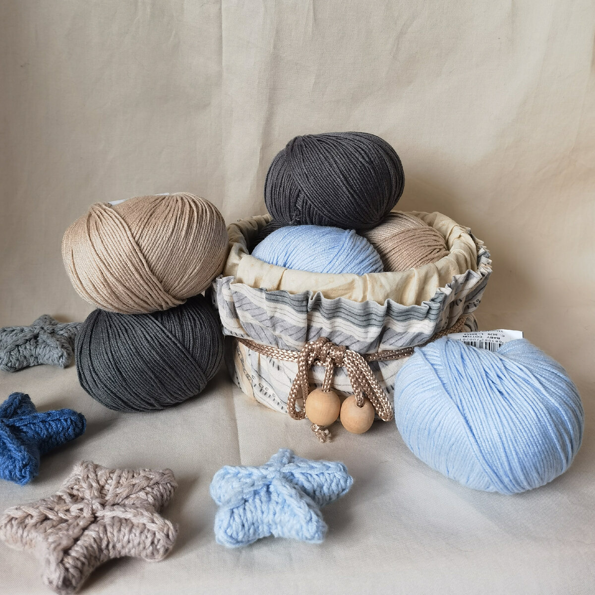 Пряжа Gazzal Baby Cotton. Фото автора канала Ксения Kukanchik