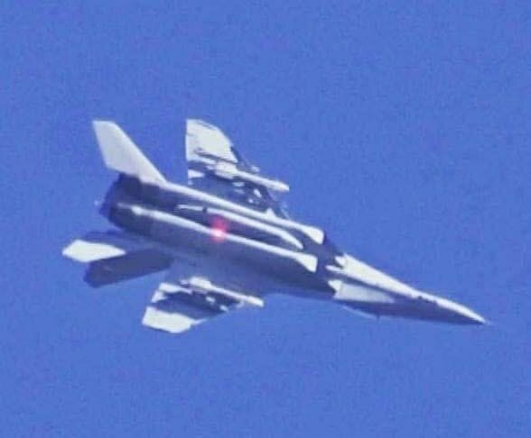 Сербский МиГ-29 над Рашкой (городок на юге Сербрии)