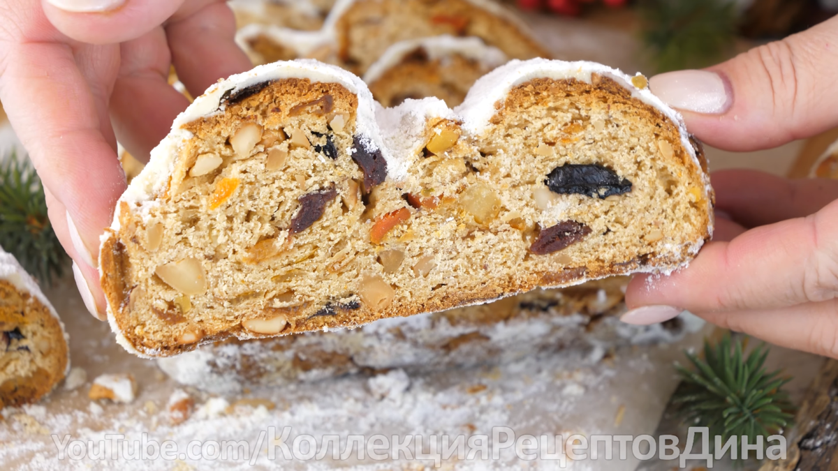 Рождественский штоллен | Stollen Christstollen - Традиционная немецкая  выпечка Дрезденский кекс | Дина, Коллекция Рецептов | Дзен