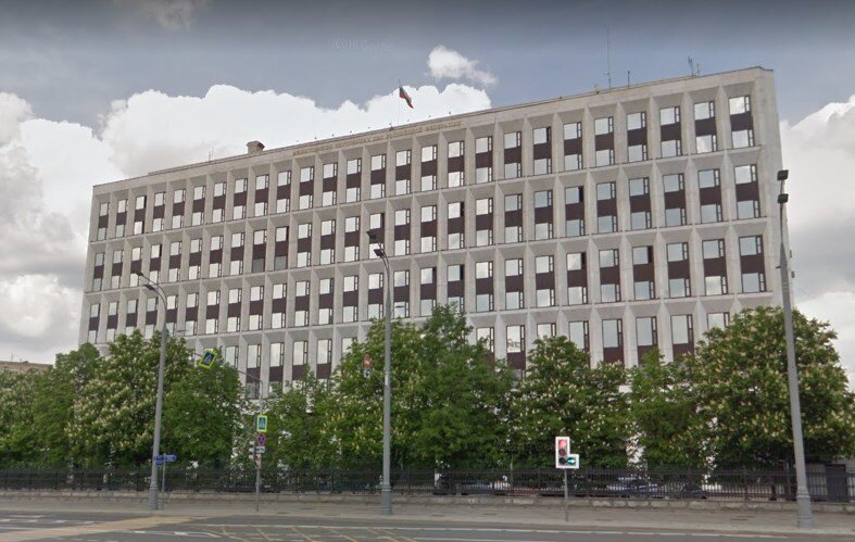 Здание Министерства Внутренних Дел в Москве, откуда якобы звонили