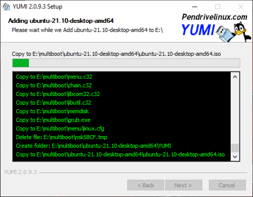 Процесс подготовки образа для копирования на флеш-накопитель