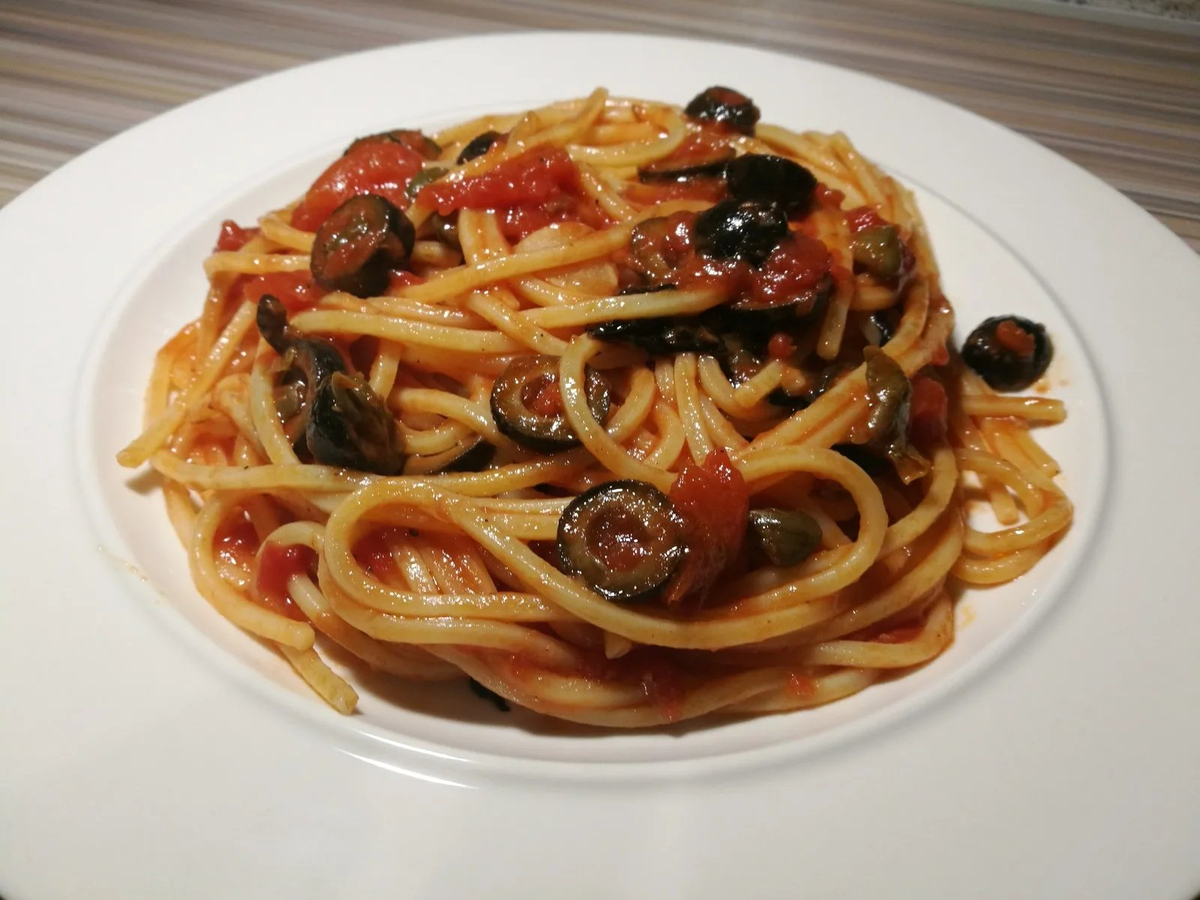 Спагетти с анчоусами