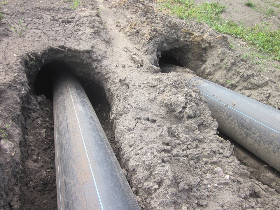 Работы методом ГНБ под железной дорогой