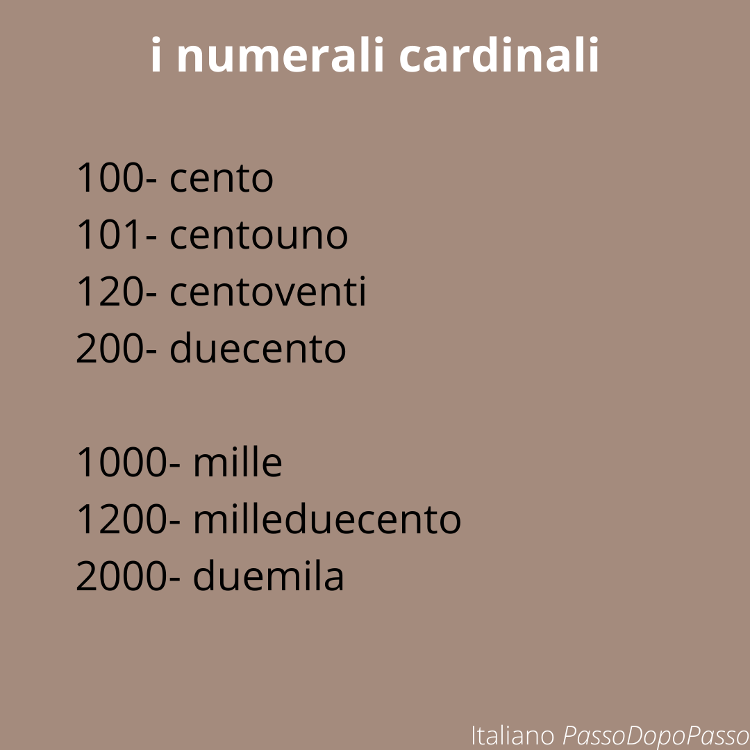 Количественные числительные в итальянском | Italiano Passo dopo passo | Дзен