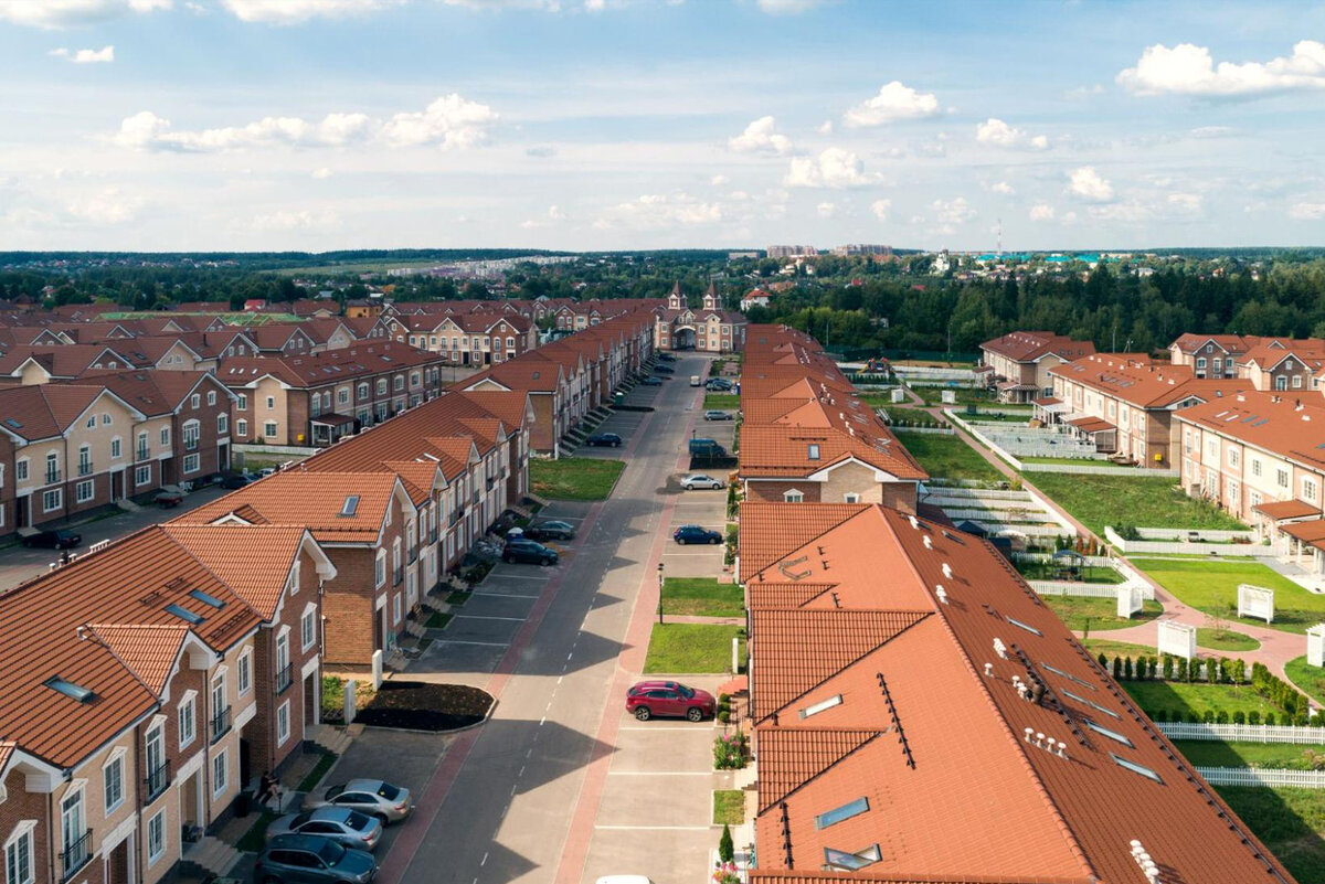 Вид сверху на ЖК Академия Парк