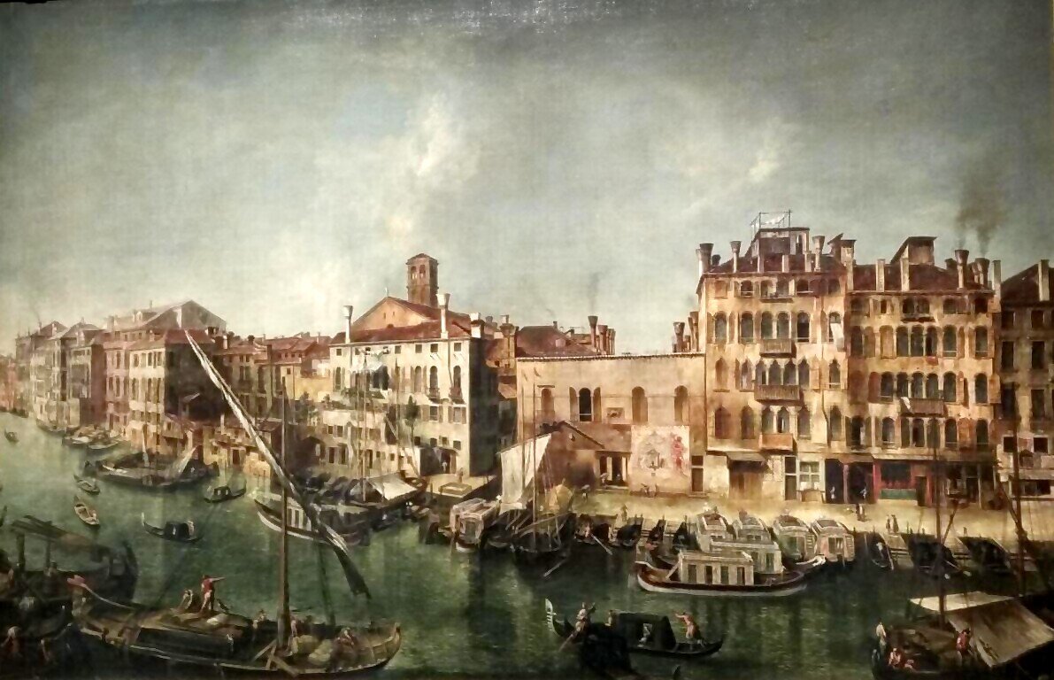 Микеле Мариески, «Вид Большого канала в Венеции с Фондамента дель Вин», 1750-е