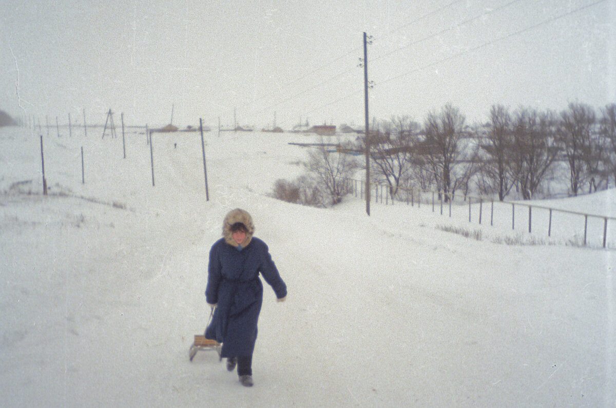 2. И снова зима, но уже 2002 год, пересечение Булановского ручья и улицы Мира.