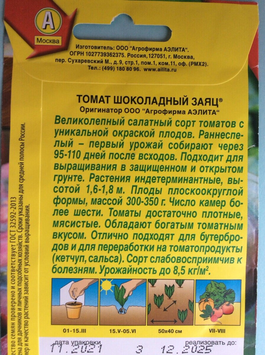 Какой на вкус Шоколадный заяц? Пробую томат. Покажу какие ещё сорта  покупала с похожей окраской. | Дачница Подмосковья | Дзен